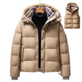 Men's & Women's Hooded Winter Puffer Jacket with Removable Sleeves