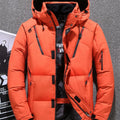 Men's Thick Hooded Puffer Jacket – Warm Winter Coat for Outdoor Activities