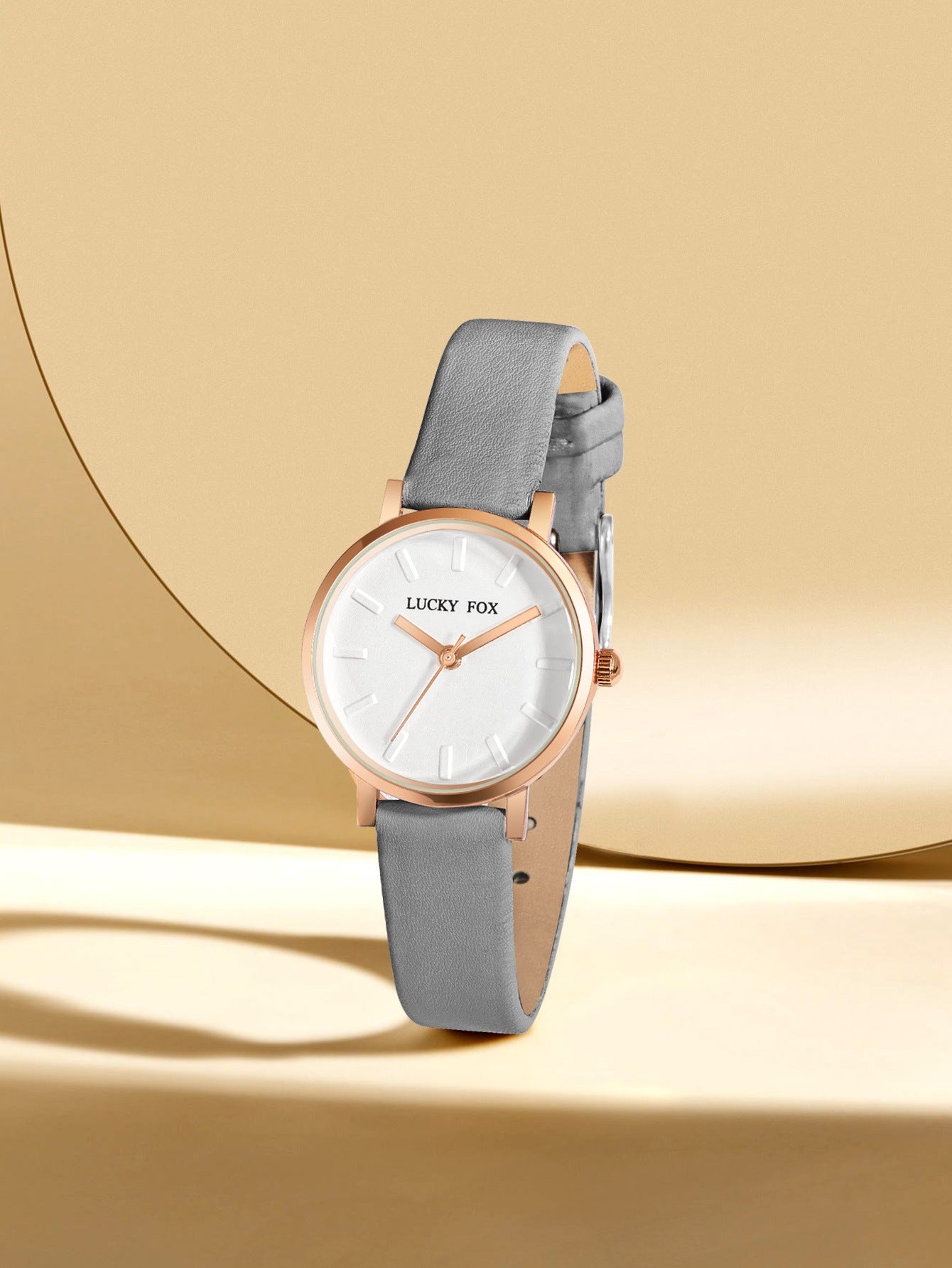 Lucky Fox Women's 7-Day Watch Gift Set – Vintage Quartz Watches with Leather Straps